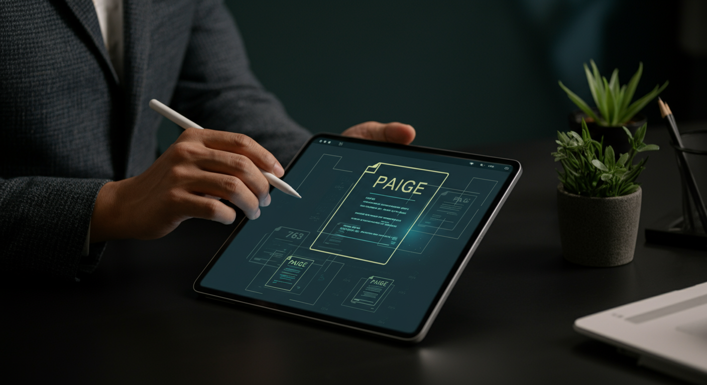 Paige AI Document Scanning Interface